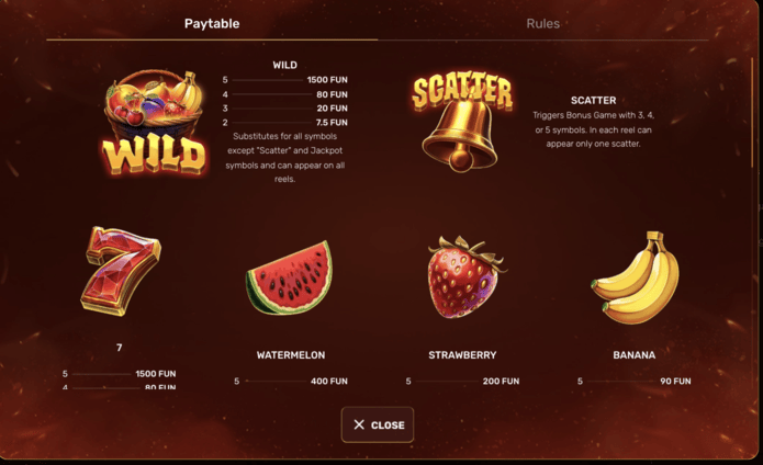 Fruity Wilds Gameplay Screenshot